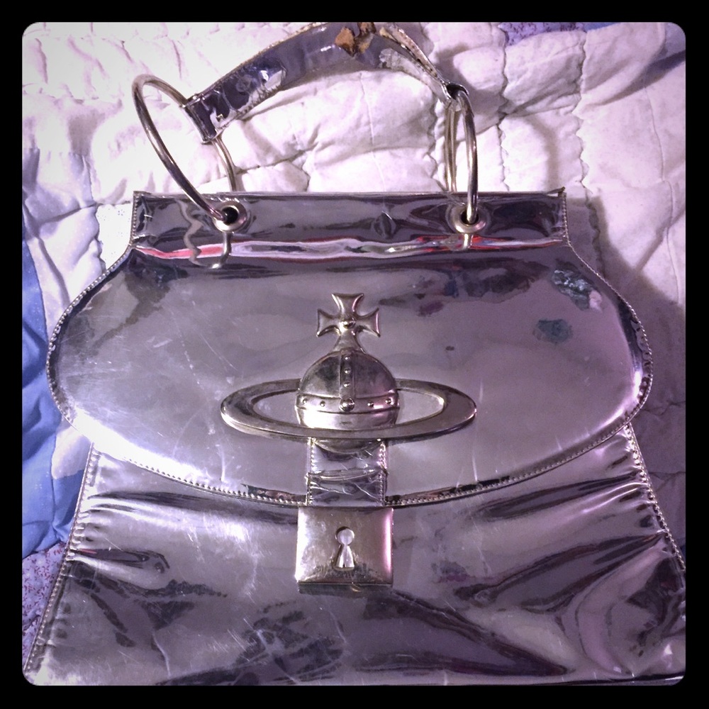 SOLD! Vivienne Westwood Bracialini Metallic Bag